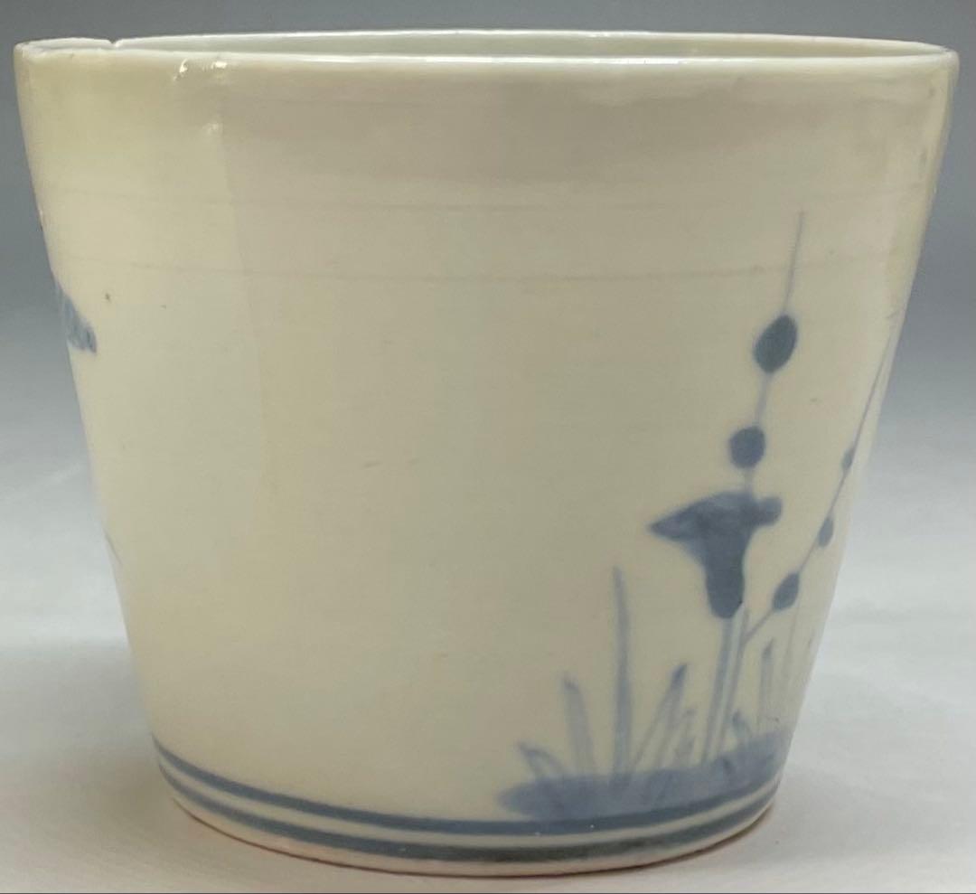 初期伊万里　古伊万里　松竹梅　蕎麦猪口　3客　Ka492