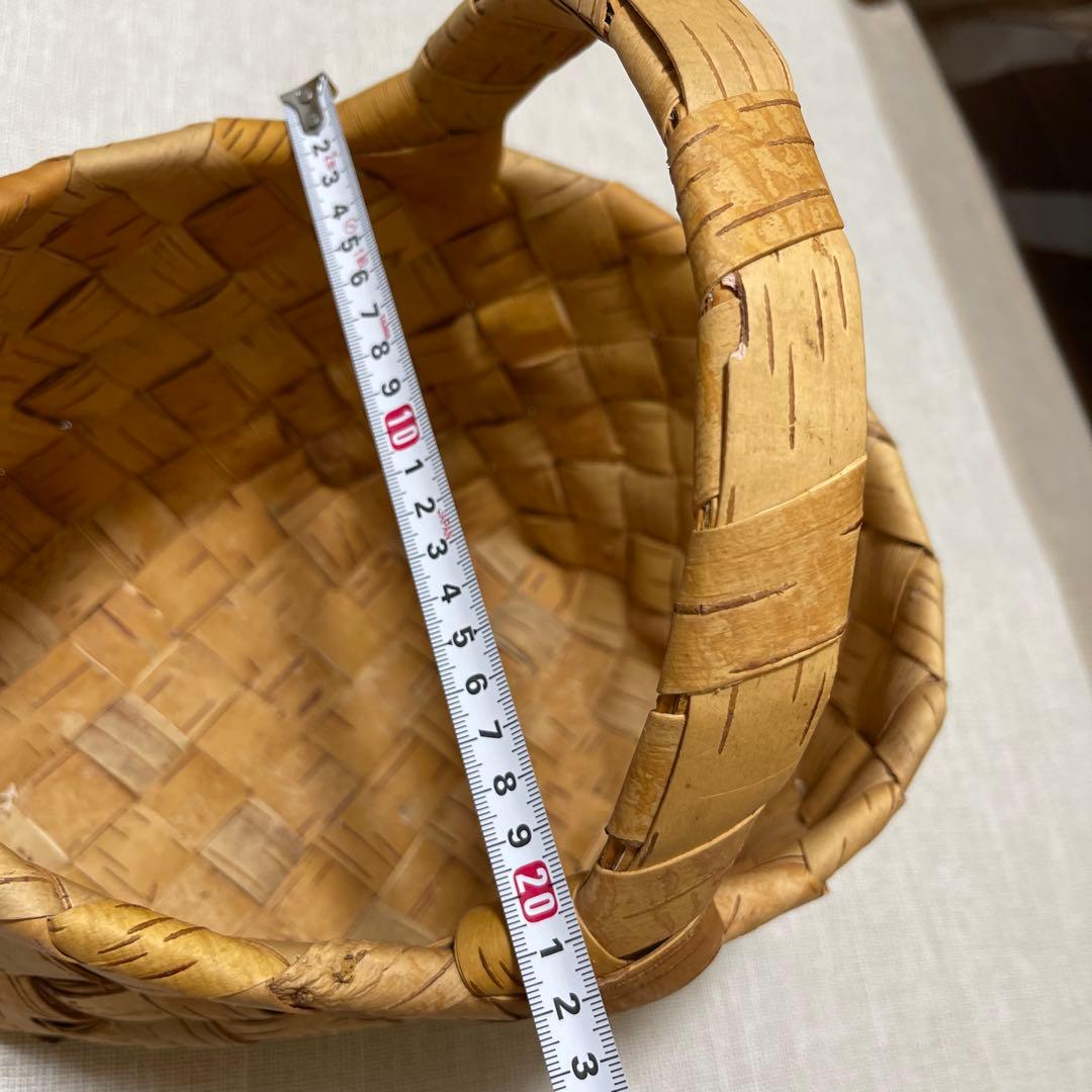 大セール！ロシア大ベテラン最後の白樺のバスケットです。