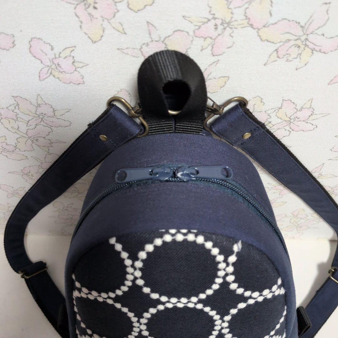 ミナペルホネン　ハンドメイド バッグ ワンショルダー タンバリン リュック