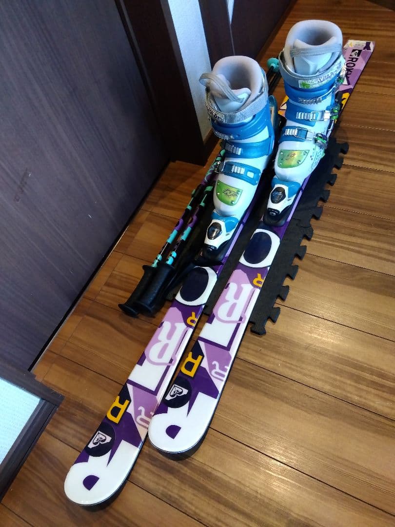 ♡女子に人気♡ROXY/学生・レディース用/スキーセット/メンテ・WAX済✔