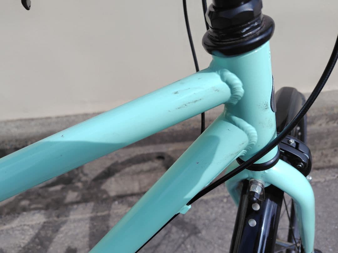 あさひ シュライン クロスバイク ミントグリーン 26インチ 自転車 美品 愛知