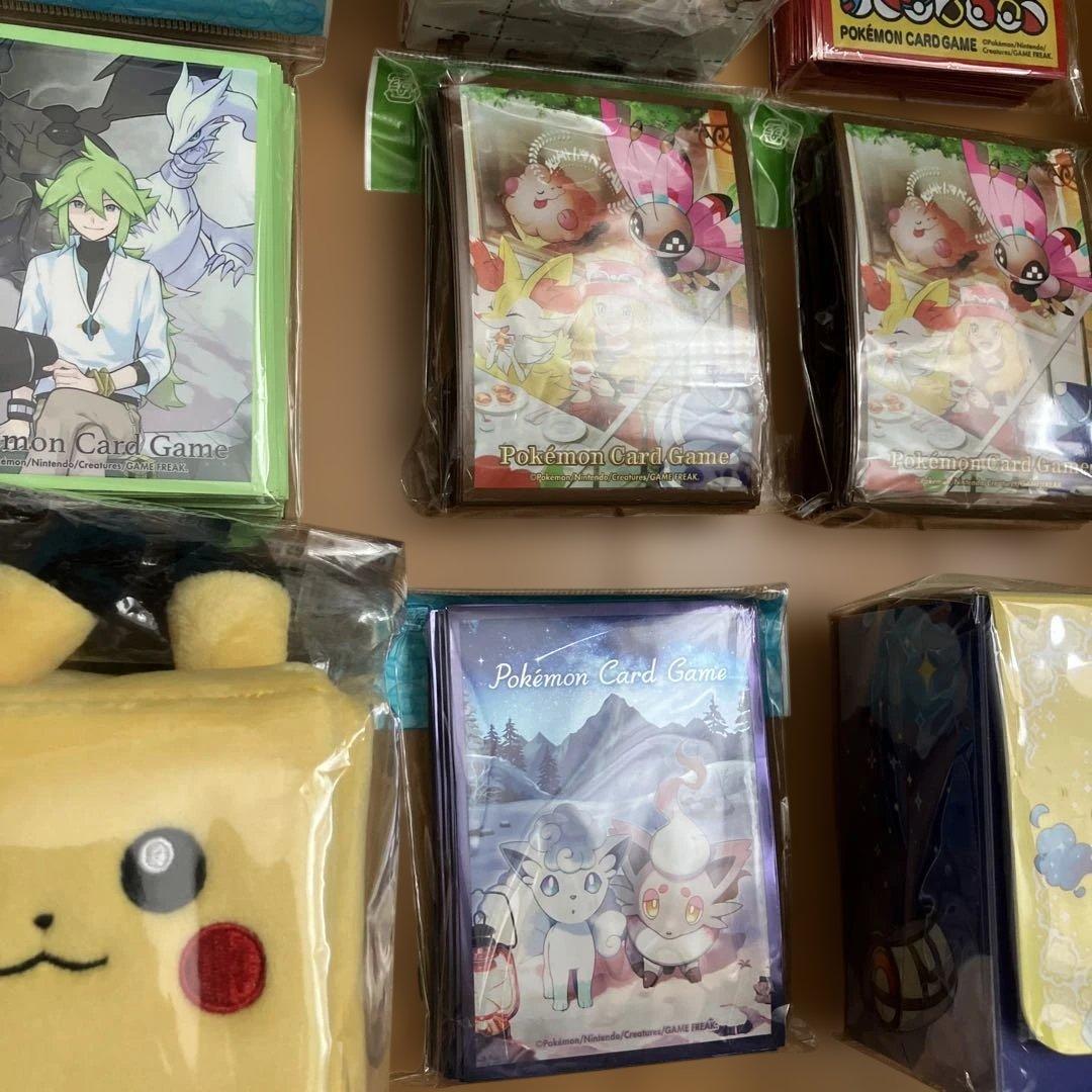 【ポケカサプライ】スリーブ・プレイマット・デッキケースセット全18点セット