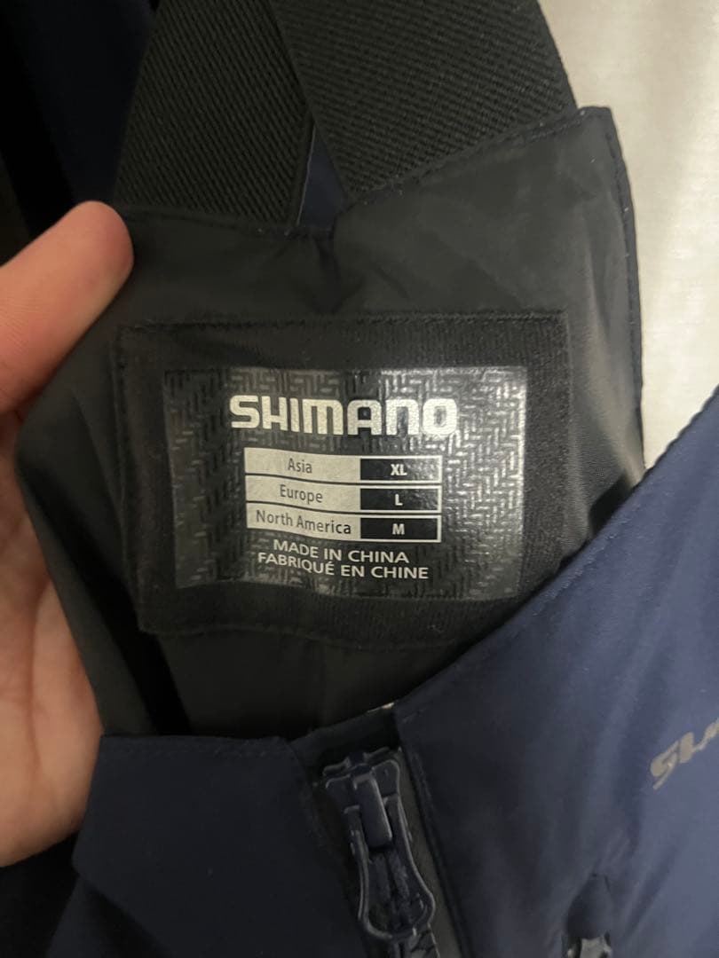 SHIMANO ネイビー レインウェア XL