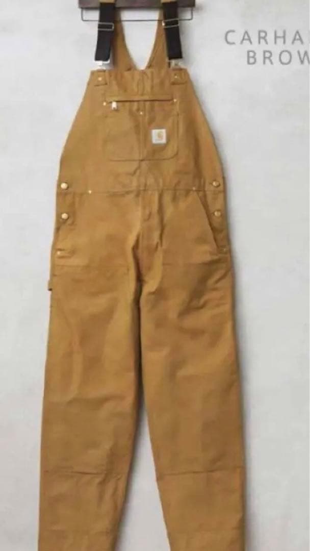 希少！USA製！！ ★Carharttオーバーオール　36×32