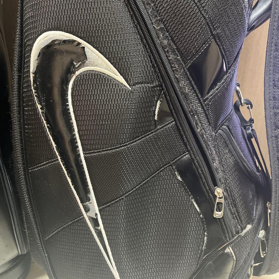 希少　ナイキ/NIKE キャディバッグ　黒/ブラック　ビッグスウォッシュ