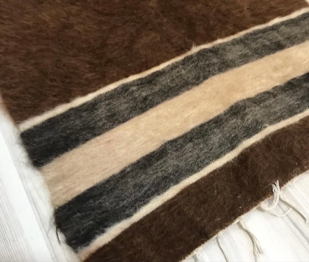 【新品美品】値下げしました！トルコ ヤギ毛のバッターニエ