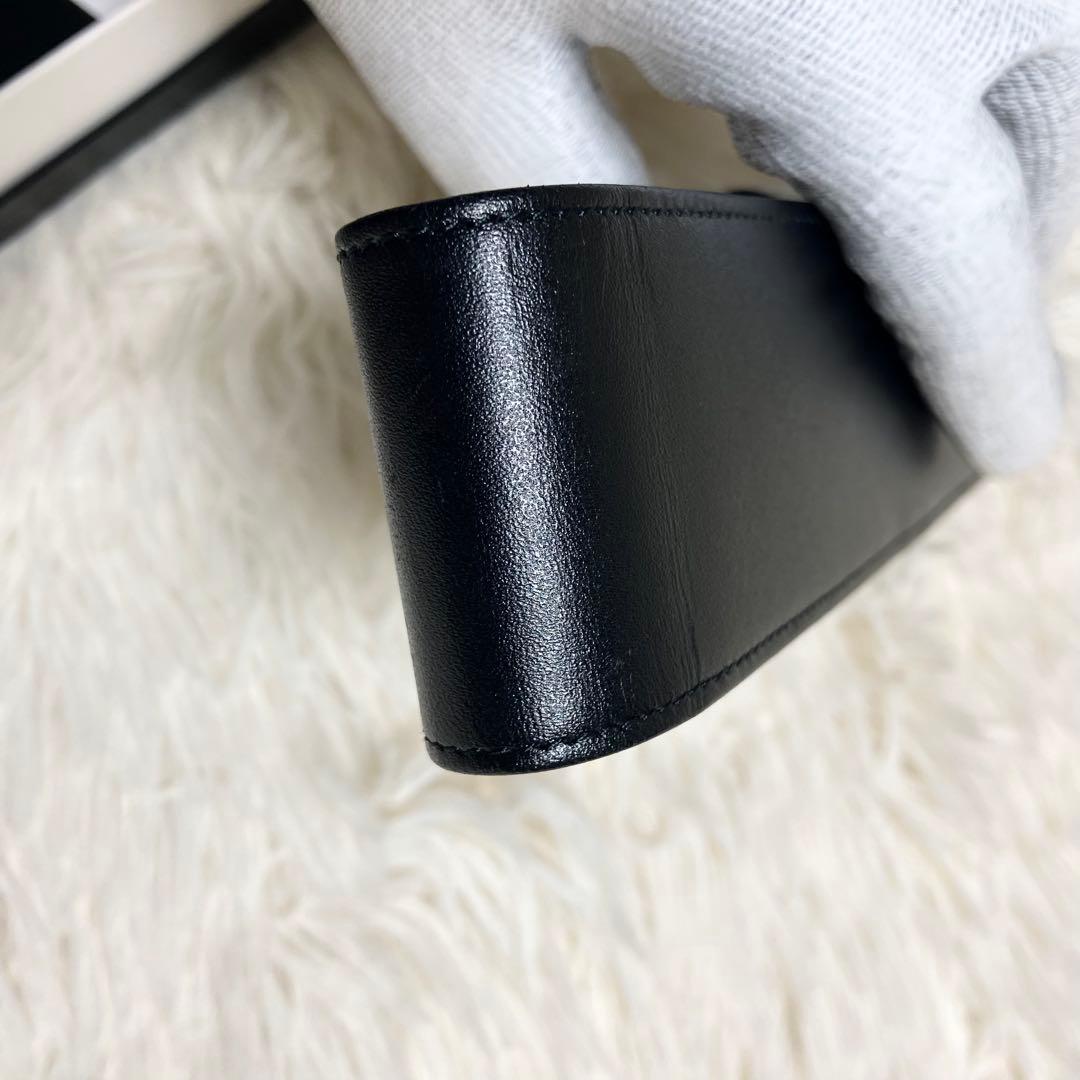 【美品】MONTBLANC モンブラン ペンケース レザーブラック 付属品付き