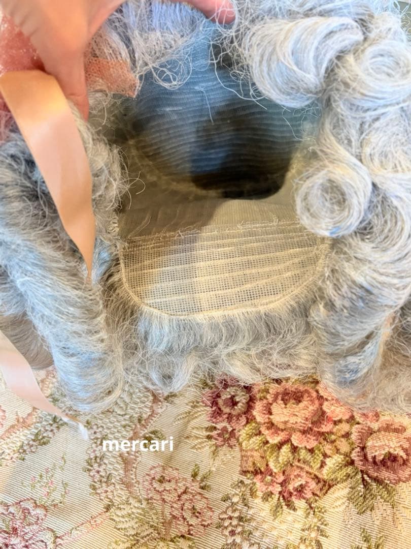 ★SALE★フランス　アンティーク　ヴィンテージ　希少　オペラ　ロココ　ウィッグ