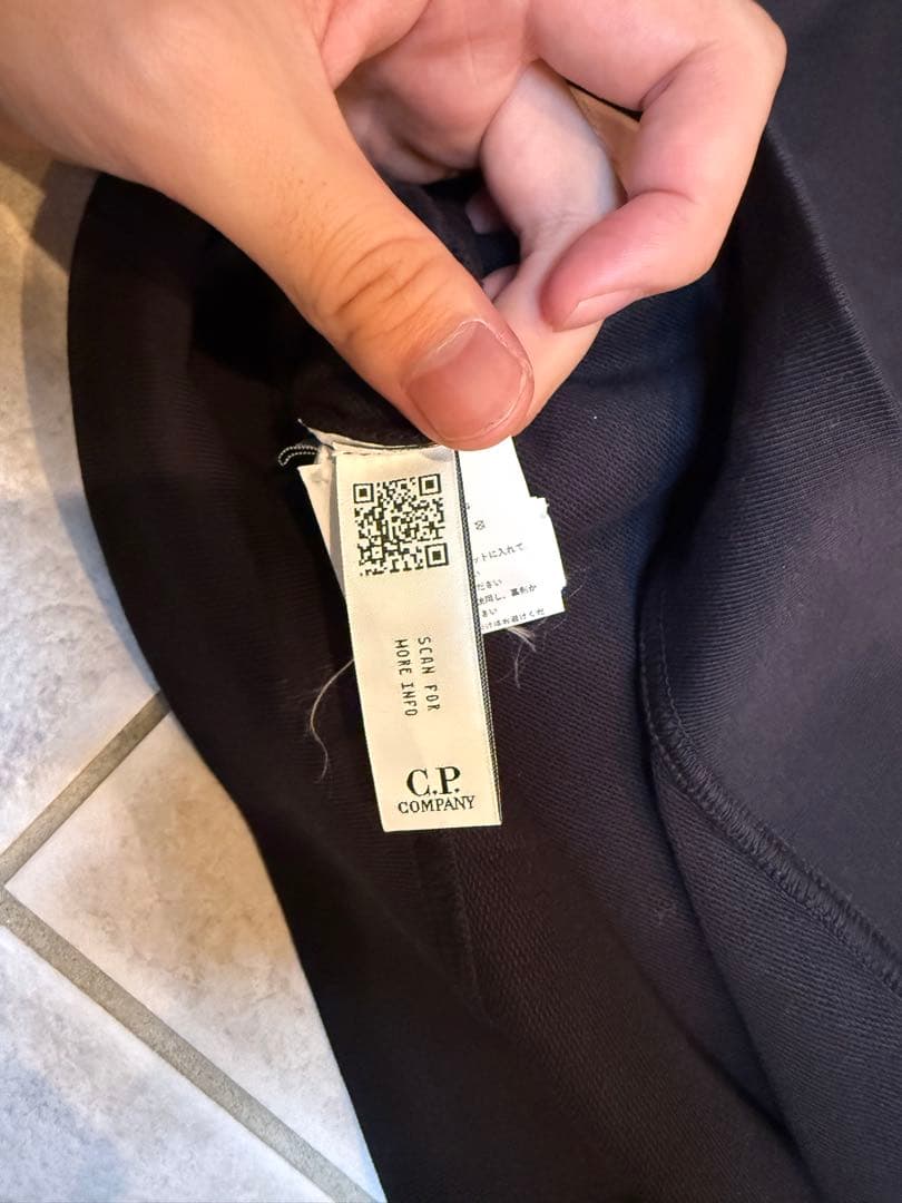 C.P.CMPANY ブラック　スウェット　25SS