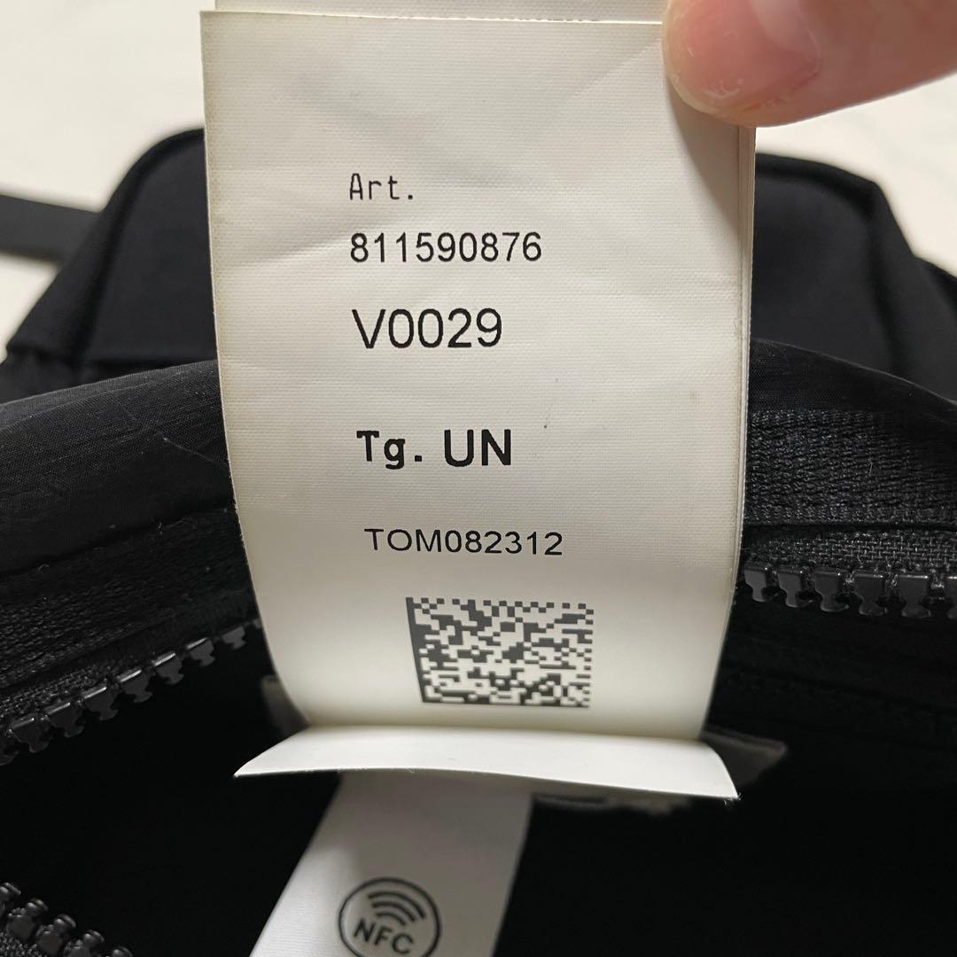 STONE  ECONYLショルダーバッグ BLACK