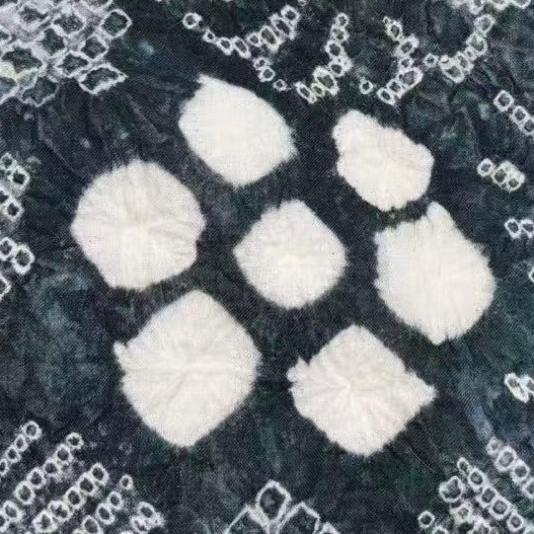 A73有松鳴海絞り高級浴衣 希有辻ヶ花綿　美品　女子会　花火大会　身丈161cm