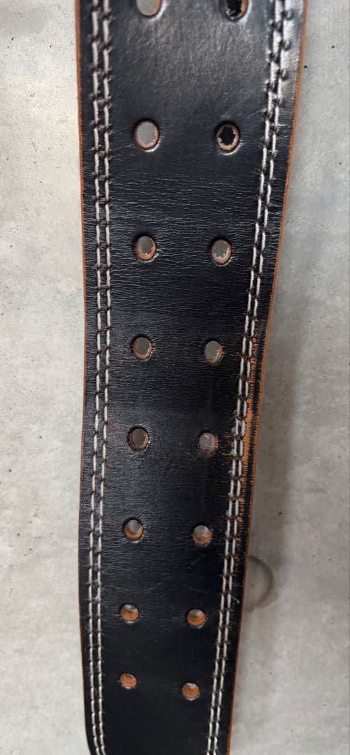 OJ　美品✨GOLD'S GYM EX レザーベルト 本革 Lサイズ