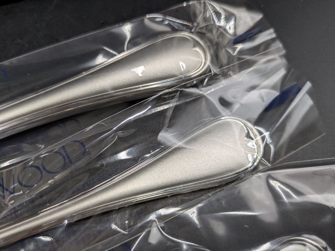 A【未使用品】LUCKY WOOD カトラリーセット 25本セット ステンレス