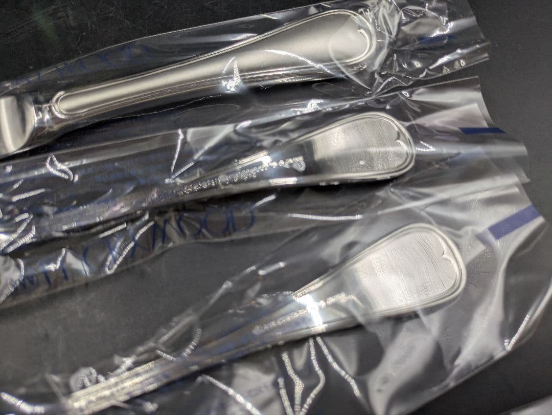 A【未使用品】LUCKY WOOD カトラリーセット 25本セット ステンレス