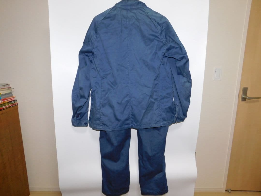 日本国有鉄道　旧国鉄作業服上下　＆　セーフティ安全反射ベスト　西条駅