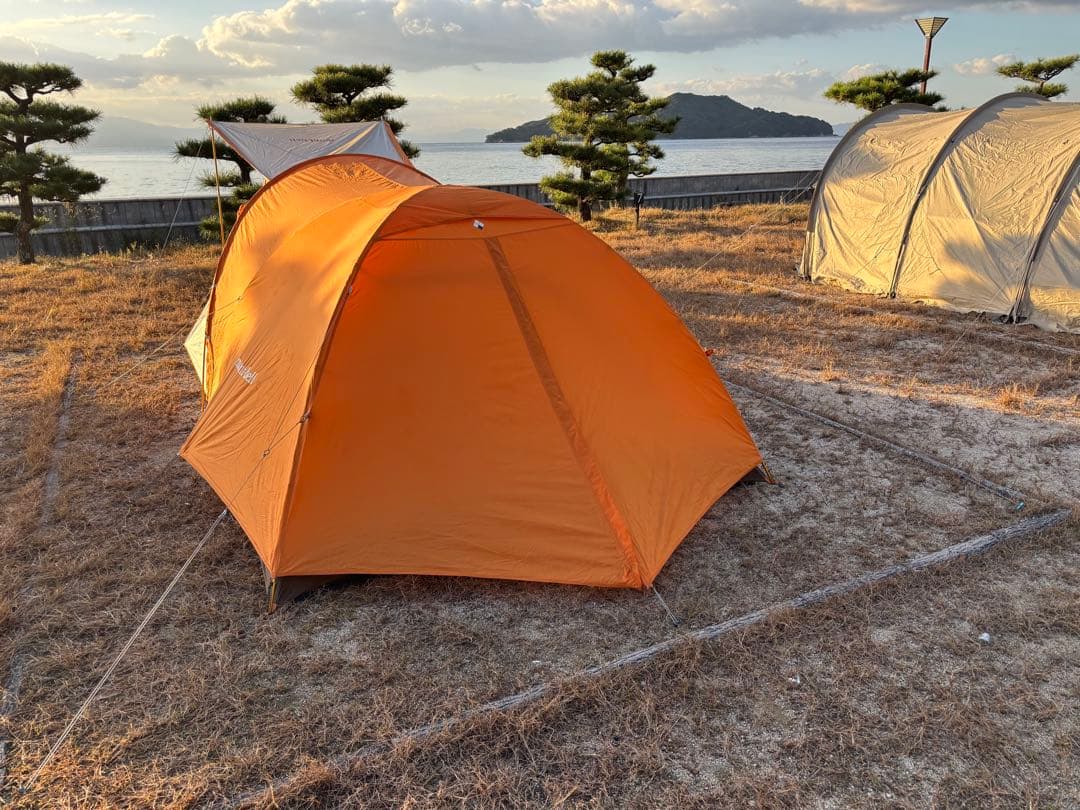 mont-bell クロノスキャビン3　オレンジキャンプテント