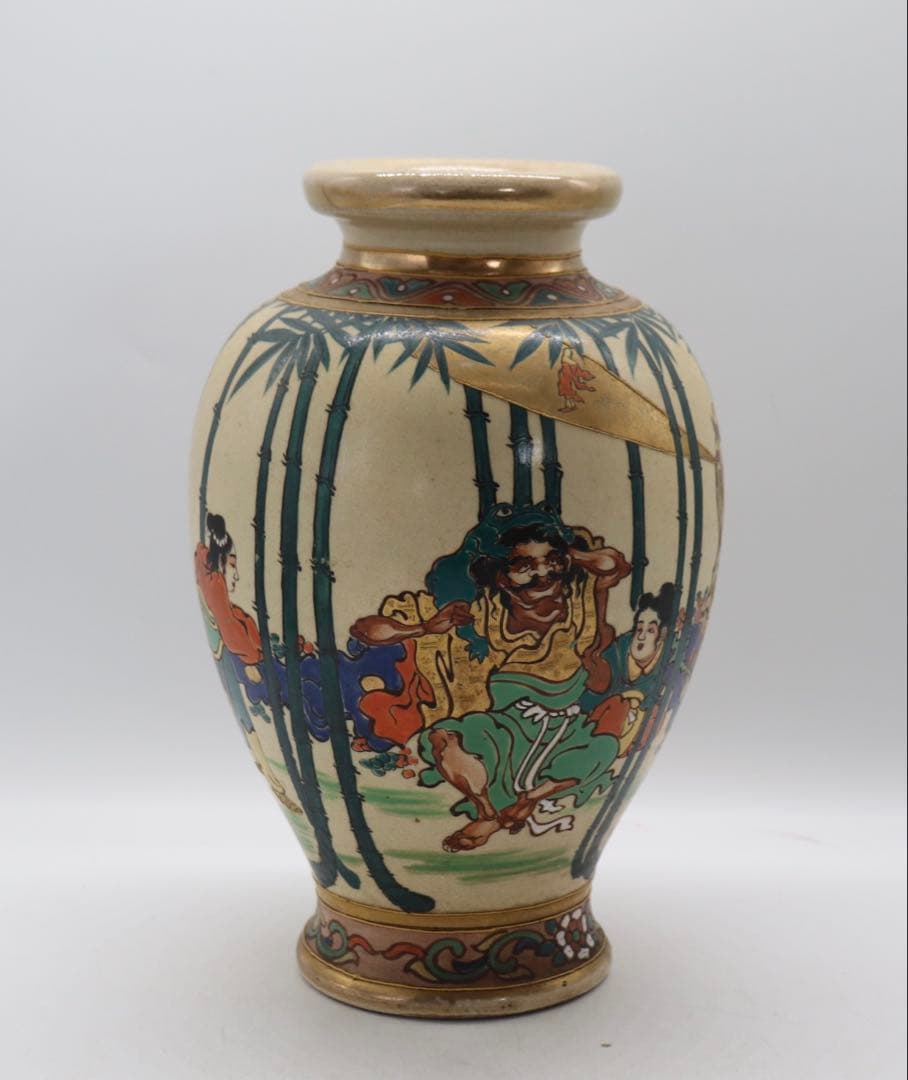 時代　薩摩焼　人物紋　送料込み250312