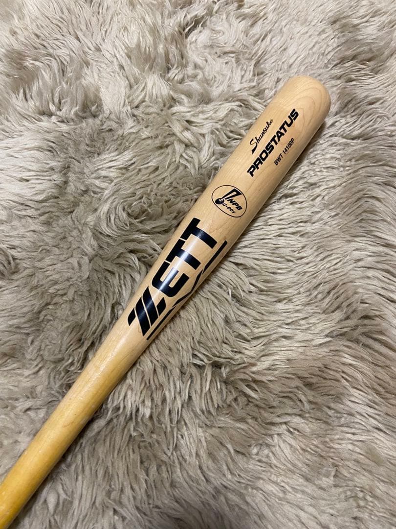 阪神タイガース藤川俊介実使用硬式木製バットNPBプロ野球サイン入り