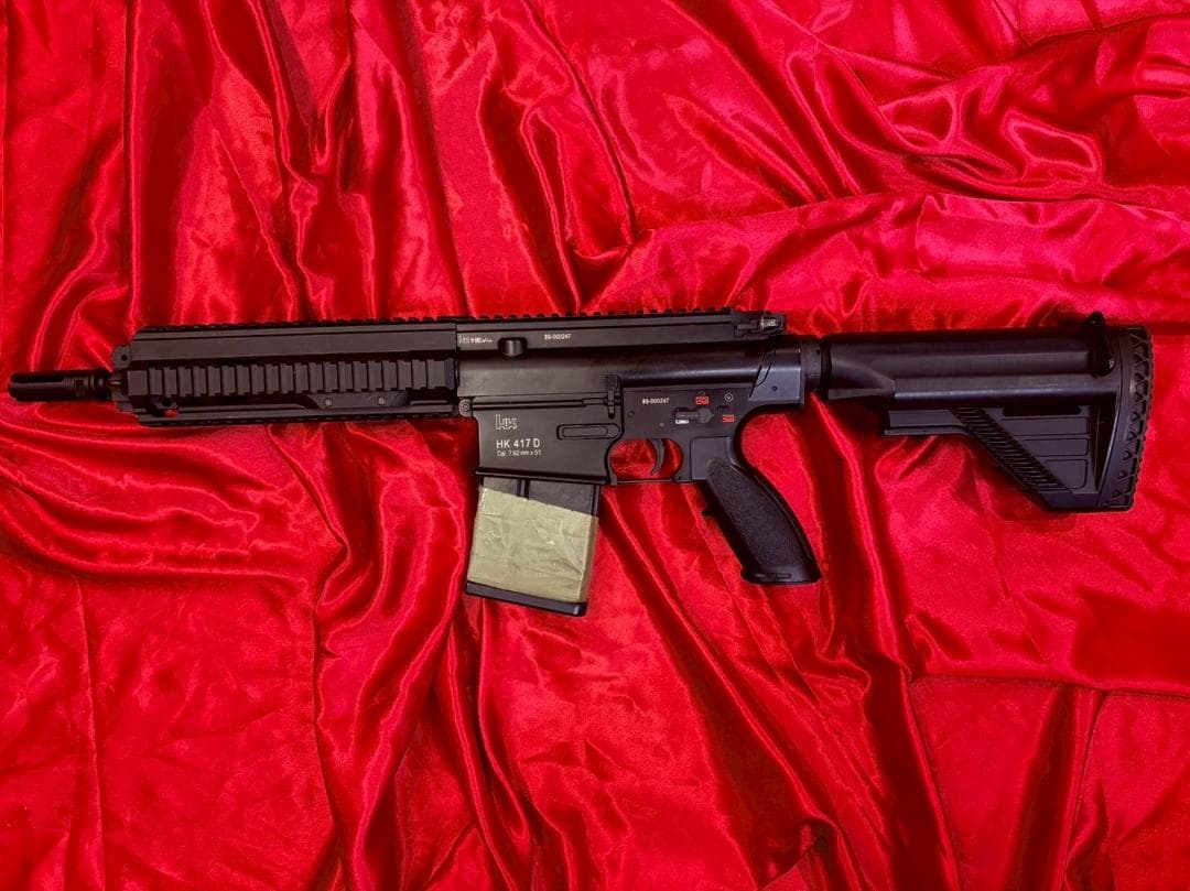 HK417D マルイ ショートハンドガード刻印追加 メカボックス整備