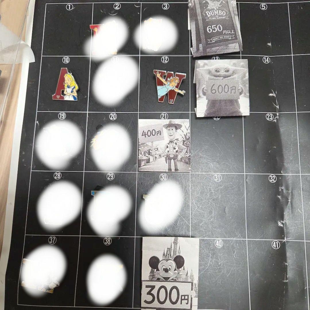 ディズニーピン　アルファベット　シンバ　ナラ　アリス　ピントレ　海外