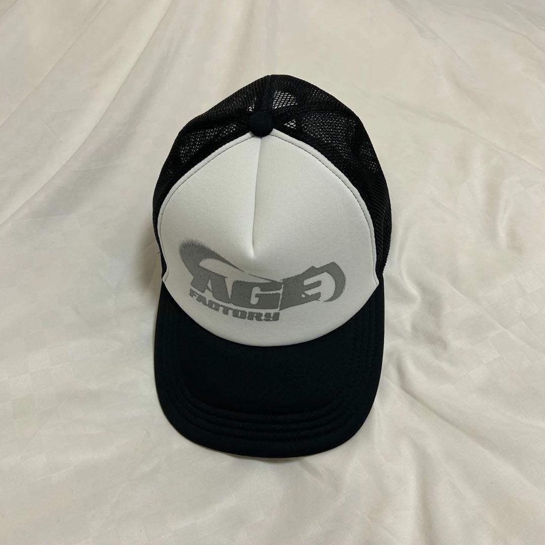 Age Factory メッシュキャップ 白 エイジ