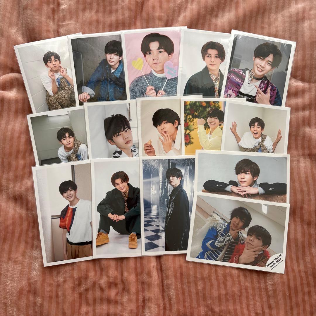 なにわ男子　長尾謙杜　公式写真　ジャニショ　ファミクラ　262枚セット