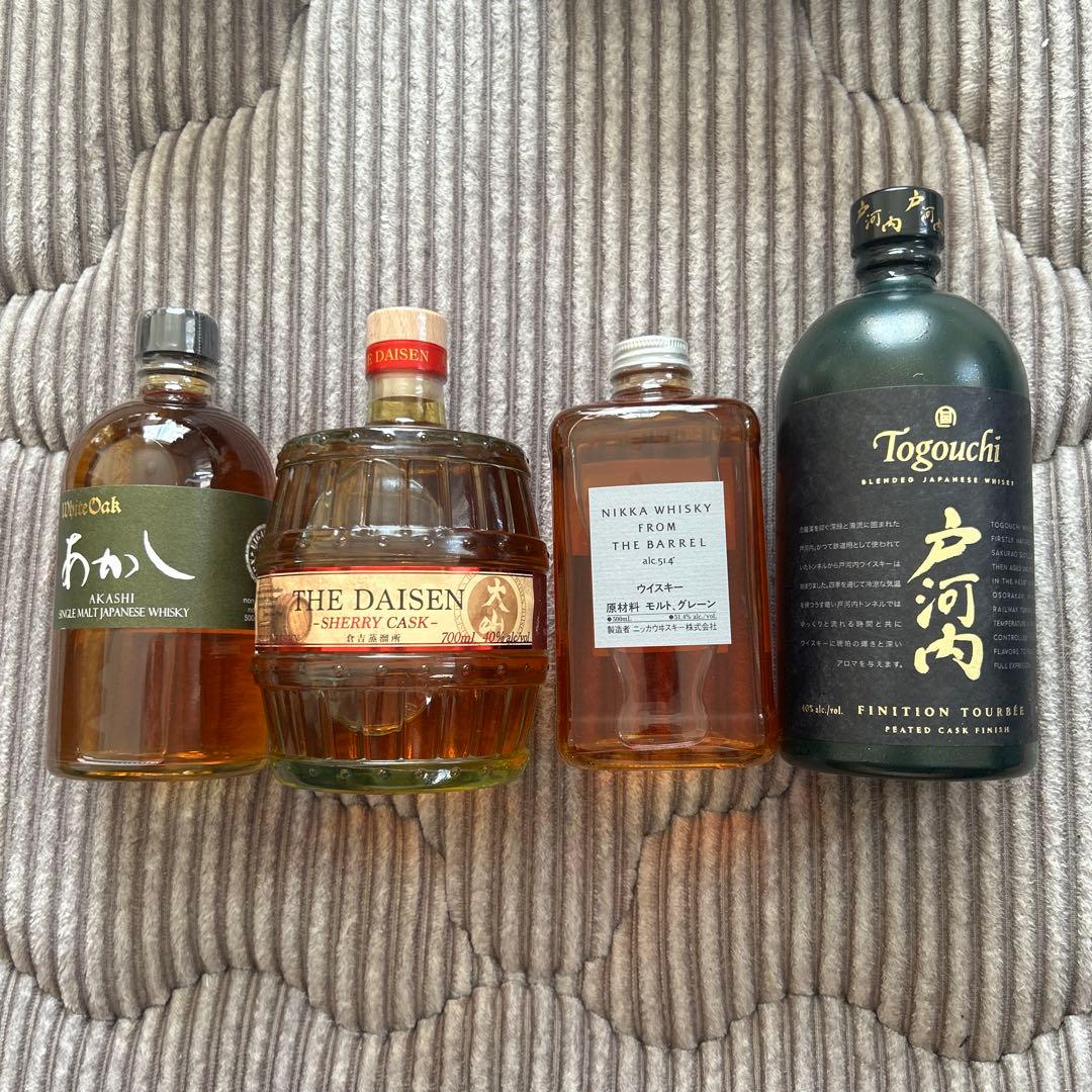 日本のウイスキー　3本