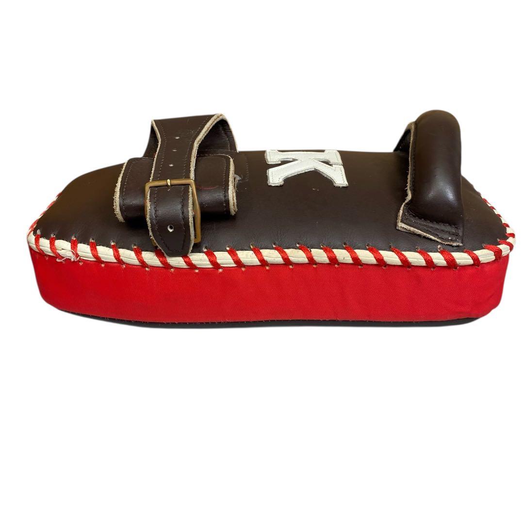 【希少】K キックミット レザー ブラウン プロ仕様