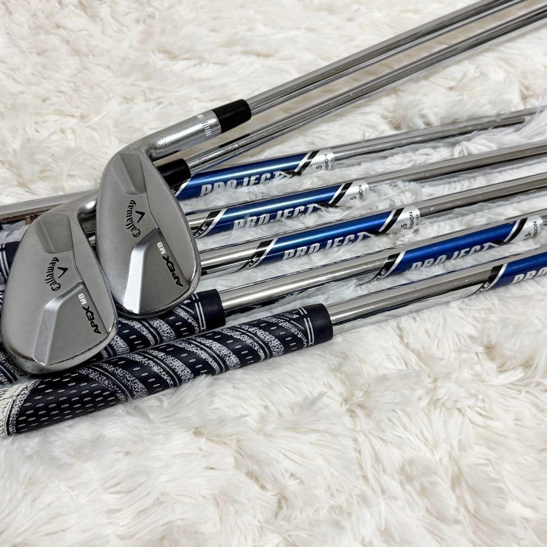 キャロウェイ　apex mb プロジェクトX 2014 7本セット　アイアン