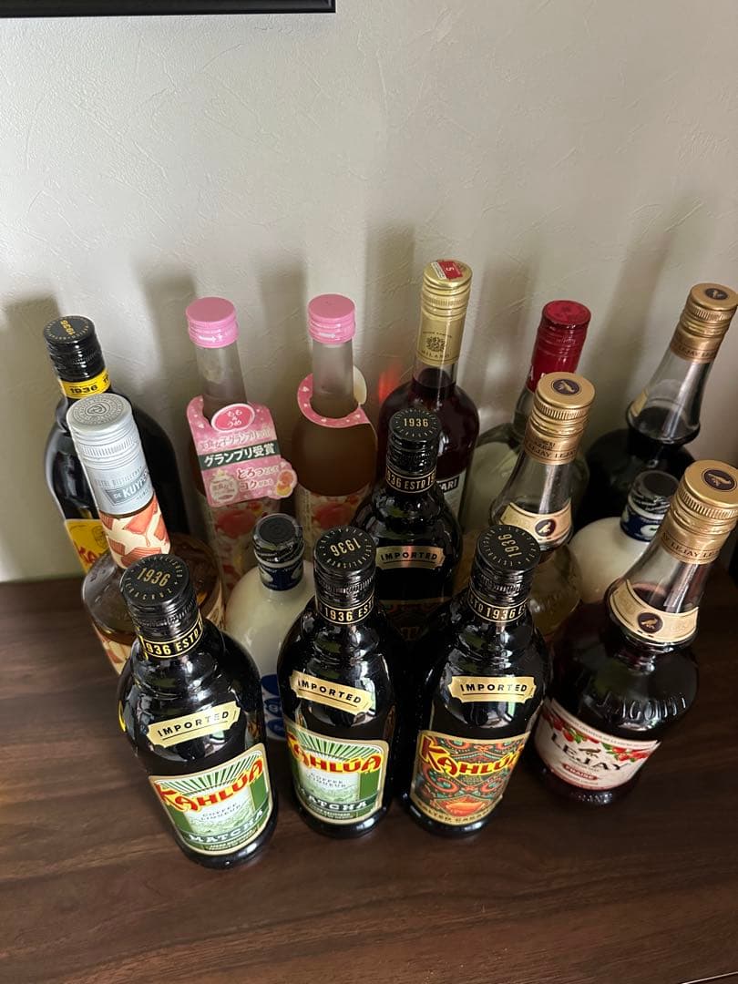 写真2枚目3枚目のリキュール 15本セット カンパリ ヨーグリート　カルーア