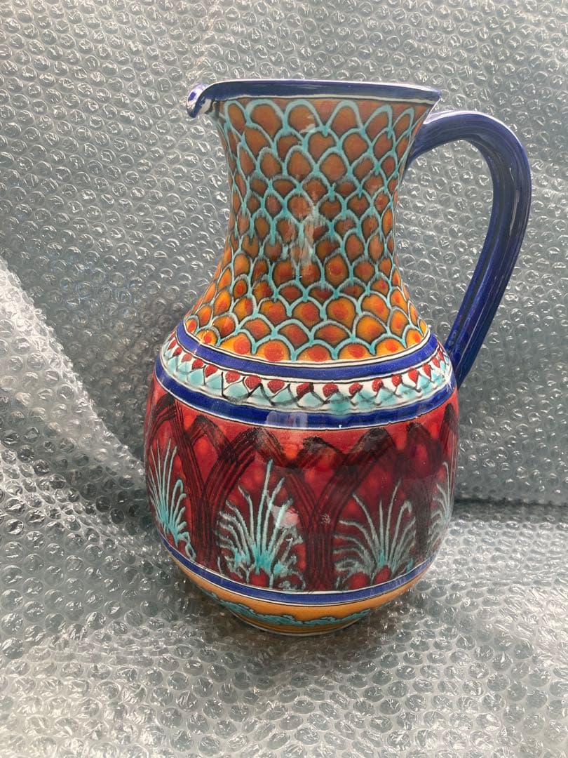 ceramica LAMAGAハンドペイントヴィンテージピッチャー