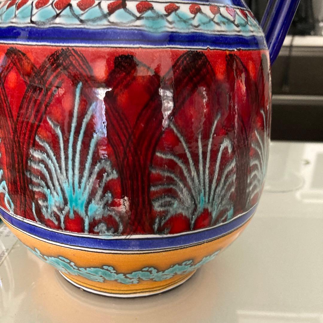 ceramica LAMAGAハンドペイントヴィンテージピッチャー