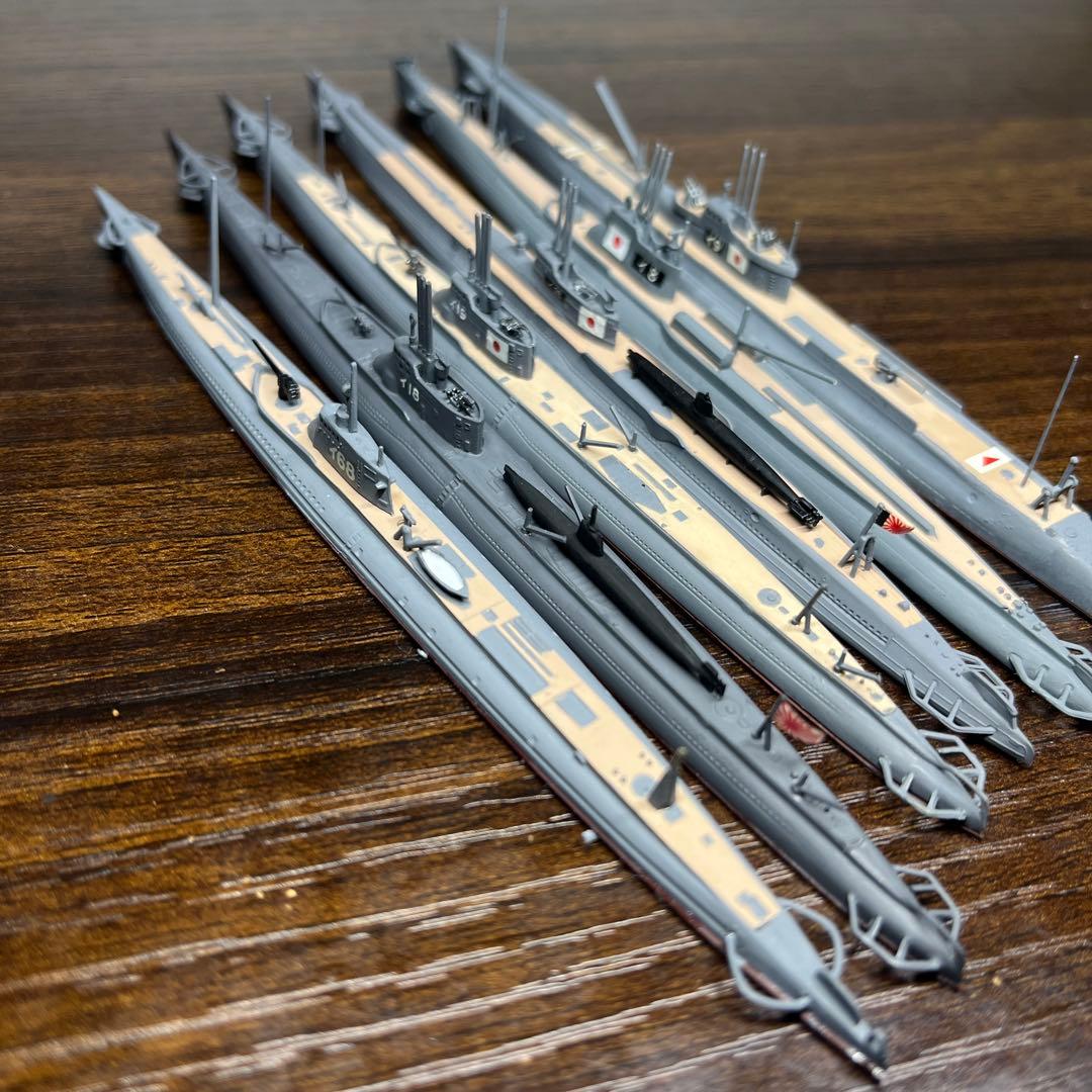 1/700 日本海軍　潜水母艦　大鯨　潜水艦　伊8・9・16・18・28・68