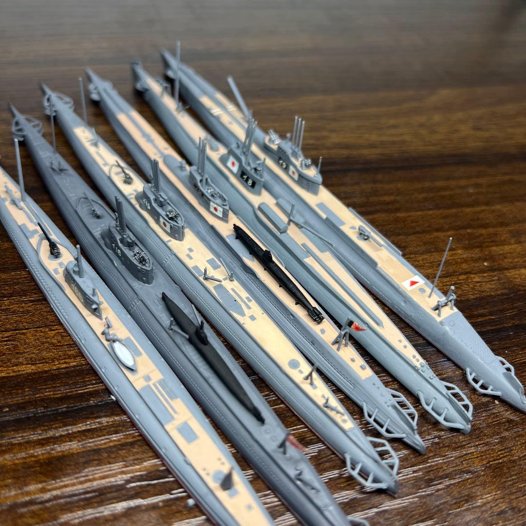 1/700 日本海軍　潜水母艦　大鯨　潜水艦　伊8・9・16・18・28・68