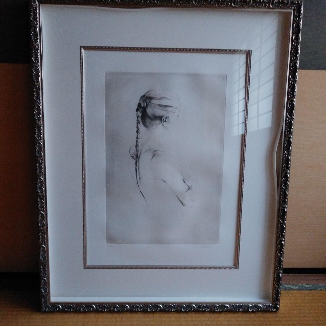 CHASE CHEN (チェイス・チェン) 『モニカ』銅版画