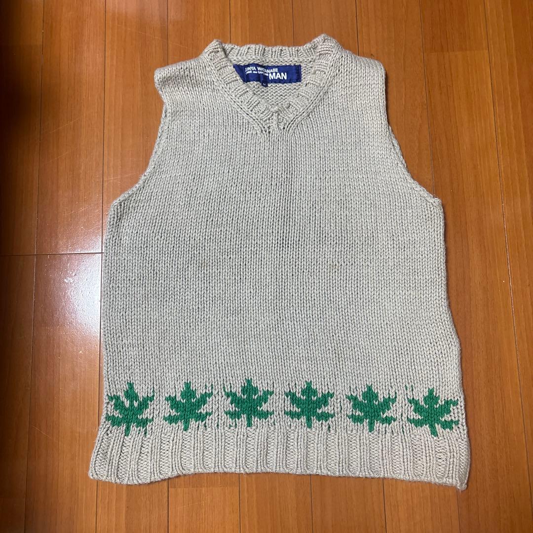 コムデギャルソン　ジュンヤワタナベ　ニットベスト　M