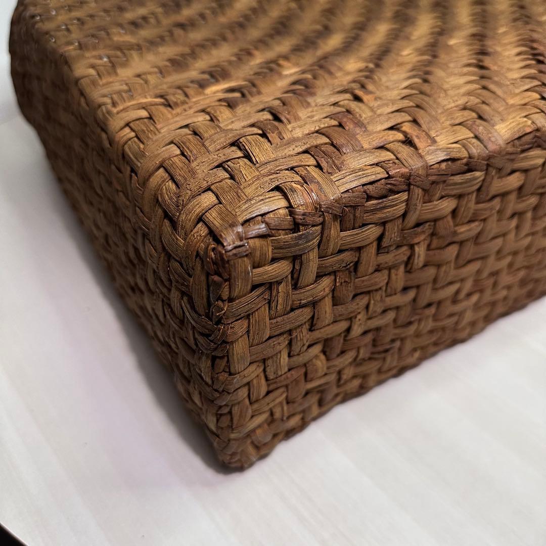 国産☆山葡萄☆カゴバッグ☆トートバッグ☆編み込み☆