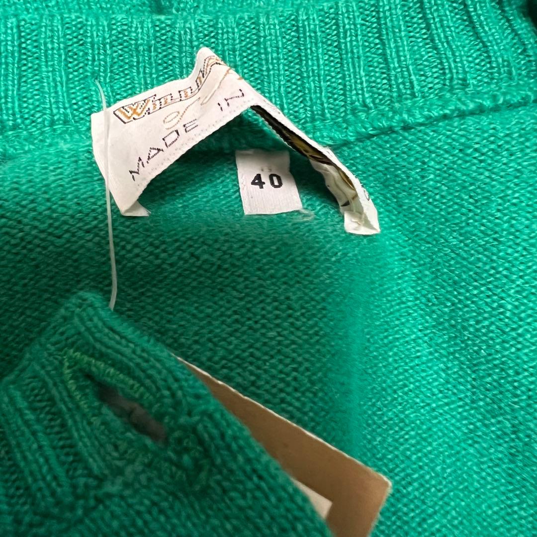 (未使用品)ウィリアムロッキー　カシミヤ100% カーディガン　金ボタン　希少品