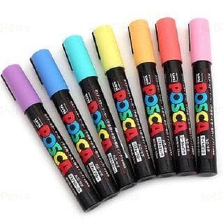 三菱鉛筆 ポスカ 中字丸芯 29色 全色【10セット】　特別価格54,000円