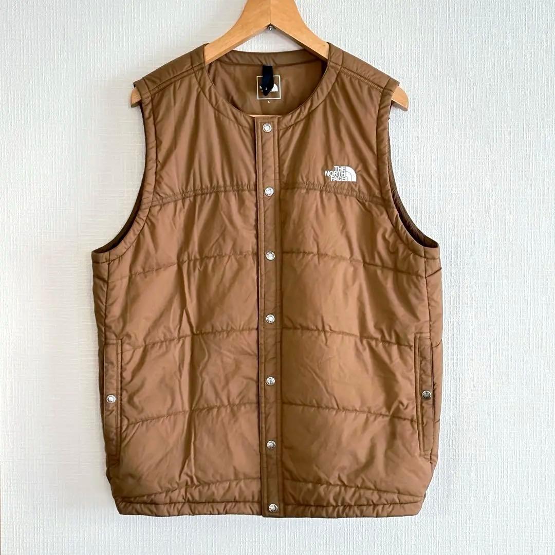 【美品】The North Face メドウウォームベスト　ブラウン L メンズ