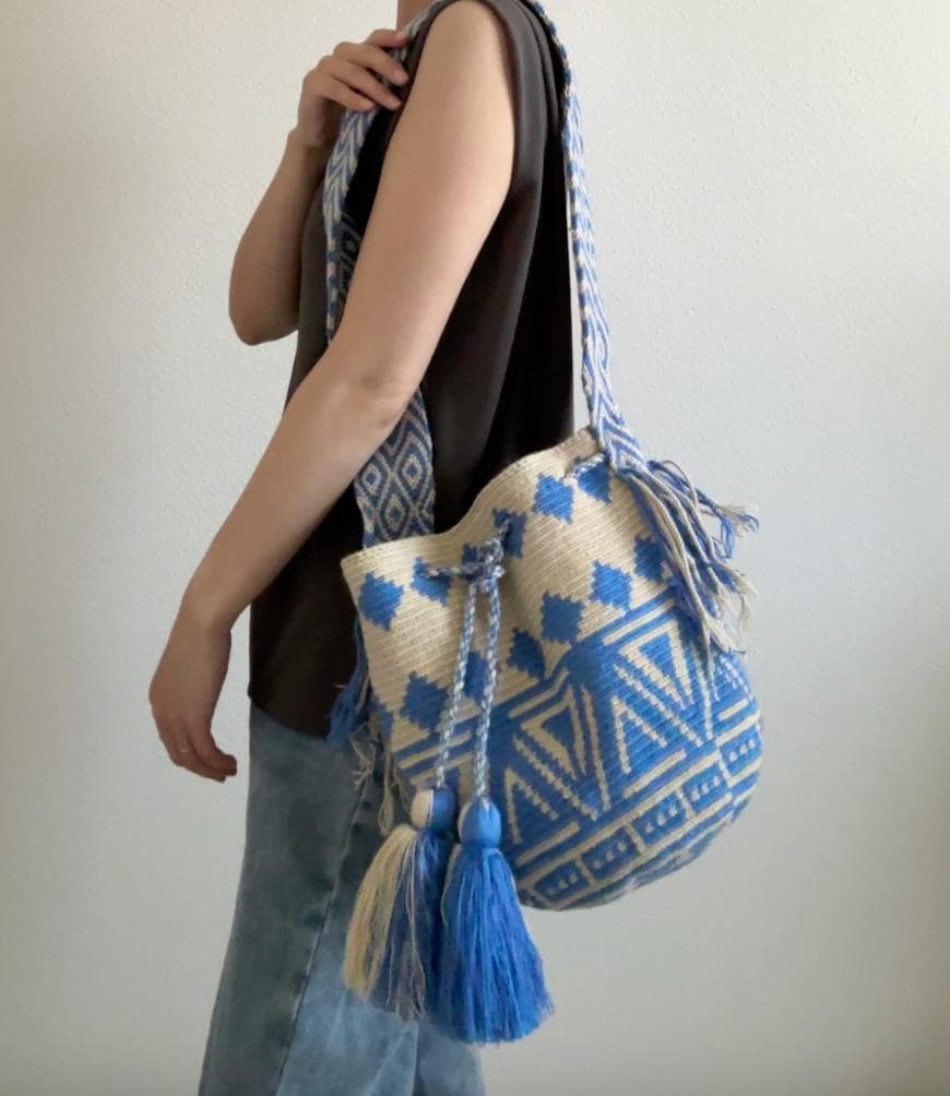 【まりこめ】ワユーバッグ wayuubag 巾着バッグ