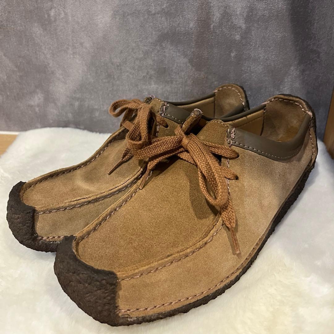 美品✨クラークス ナタリー オークウッド スエード 茶　モカシン 23.5cm