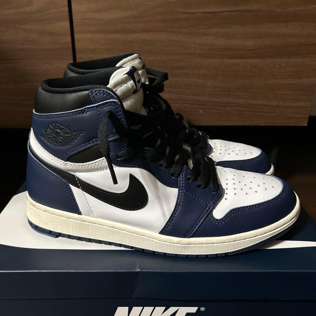 NIKE エアジョーダン1ミッドナイトネイビー