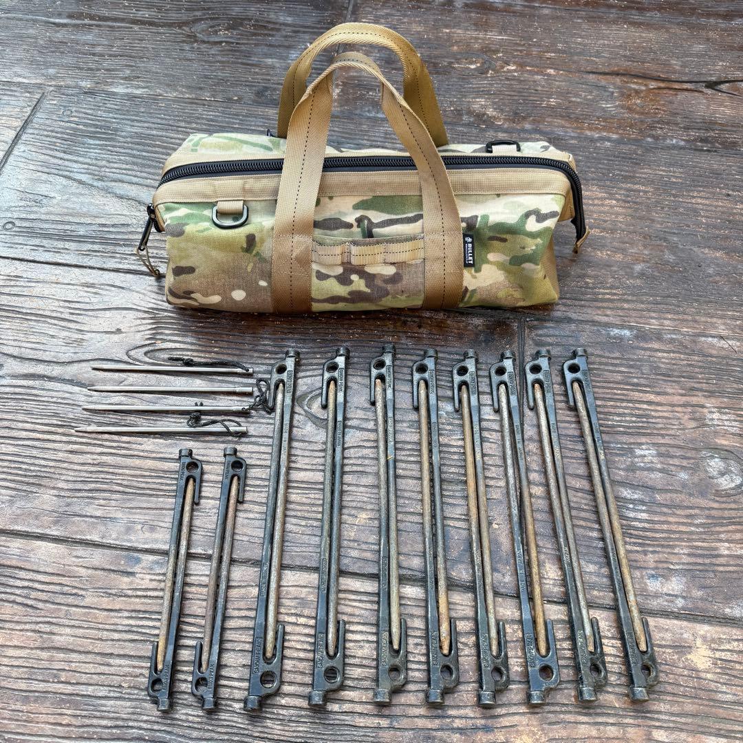 お買い得 ソリッドステーク セット +α 24本セット バリスティクスケース付