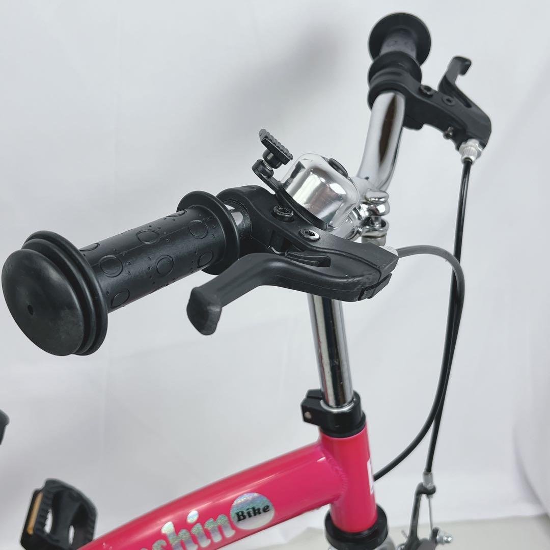 【美品】へんしんバイク2 12インチ ピンク スタンド付