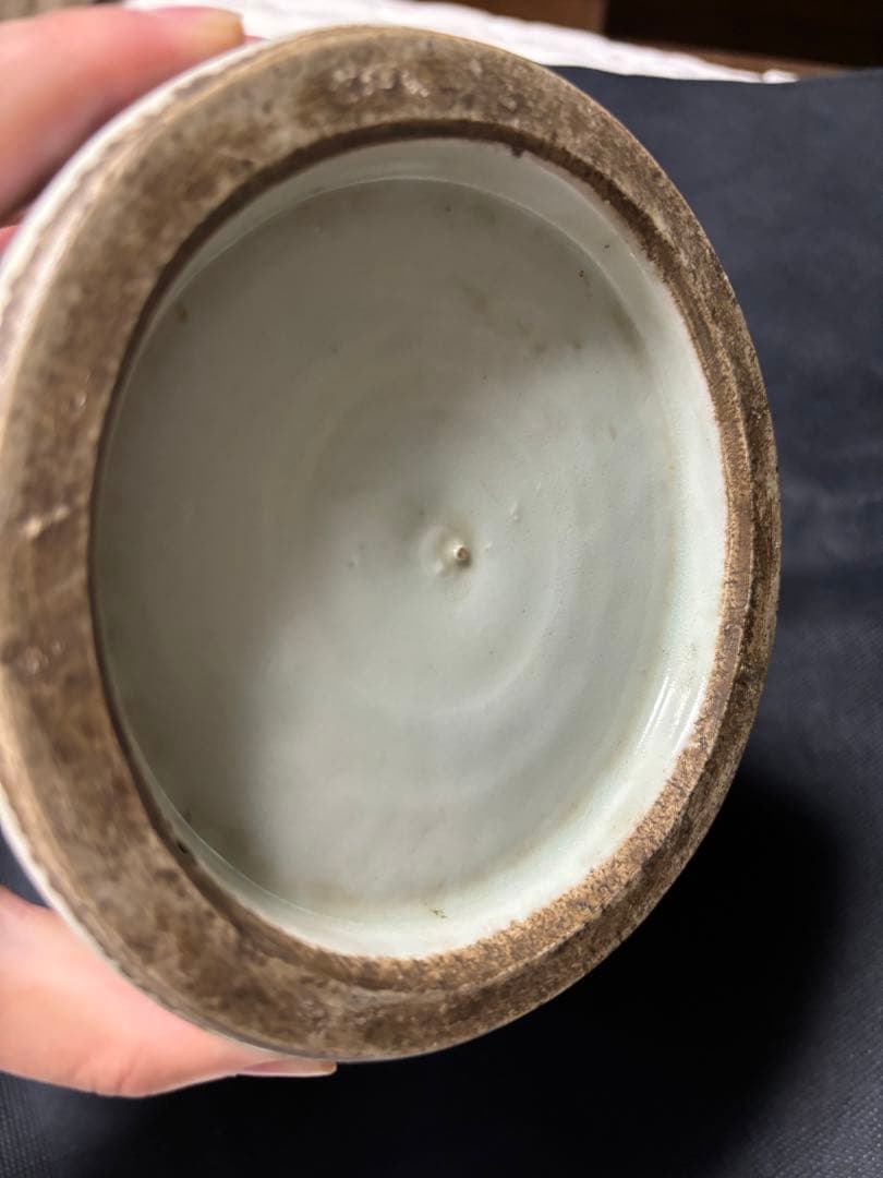 中国古美術 明清の時代　豆青釉　手絵青花花瓶　染付帽筒　筆筒　30cm