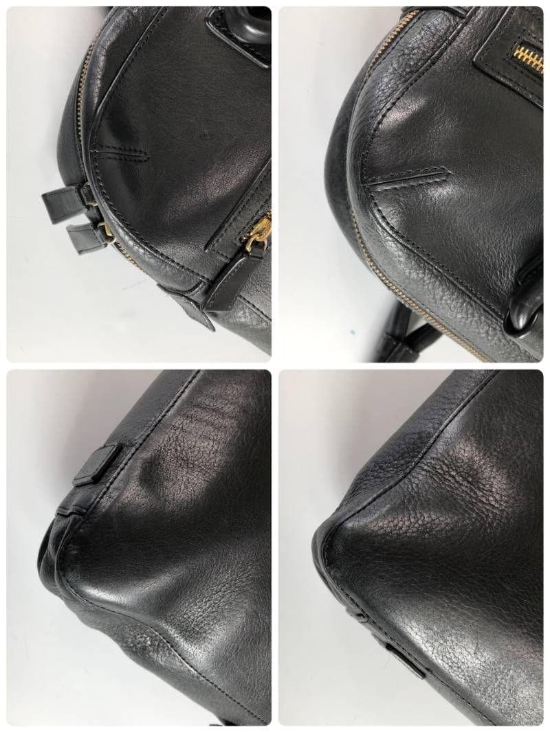 美品 ダンヒル ブラドン ビジネスバッグ A4収納可能 レザー ブラック