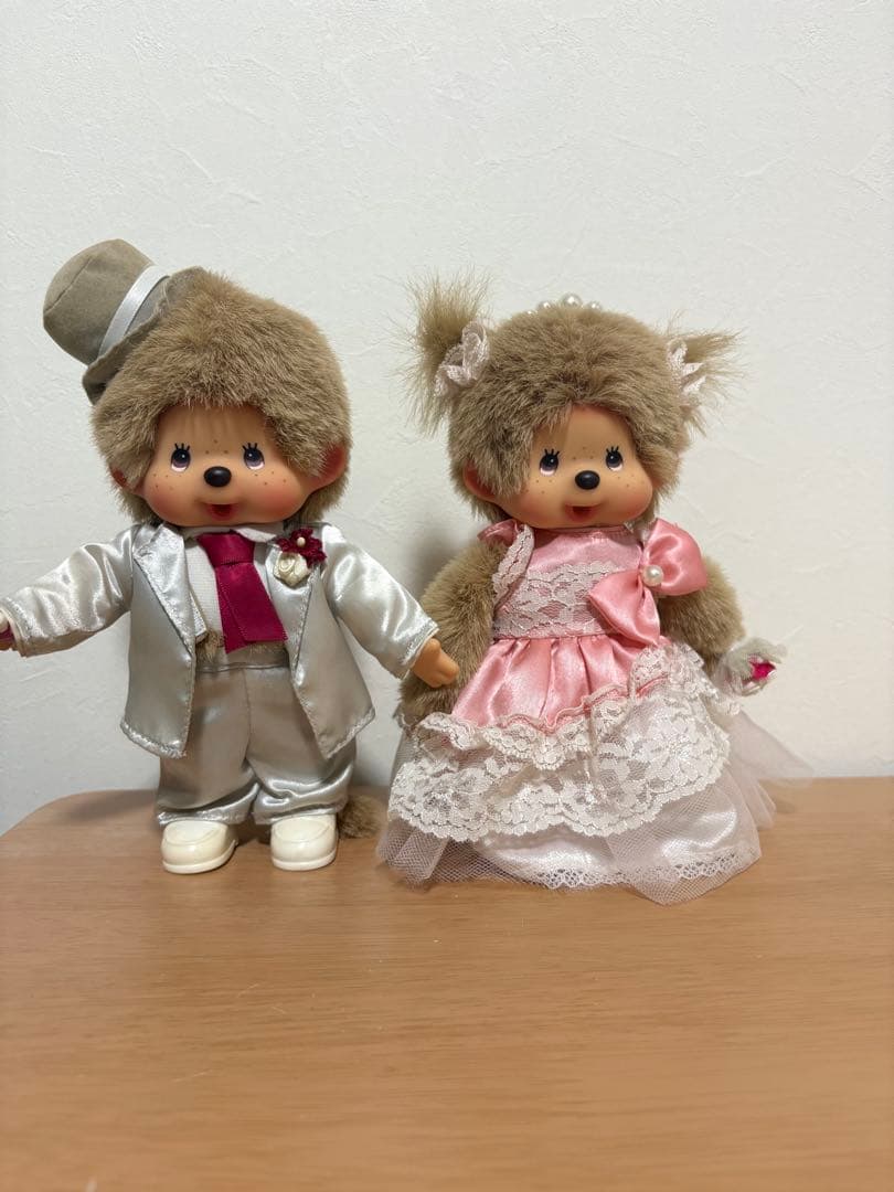 モンチッチのウェディングドールセット（洋装）