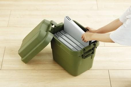 日本製 ６個セット トランクカーゴ20L　カーキ