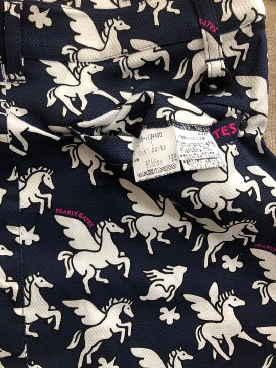 ※値下げ中　パーリーゲイツカタロペガサス柄ストレ ッチスカートサイズ1